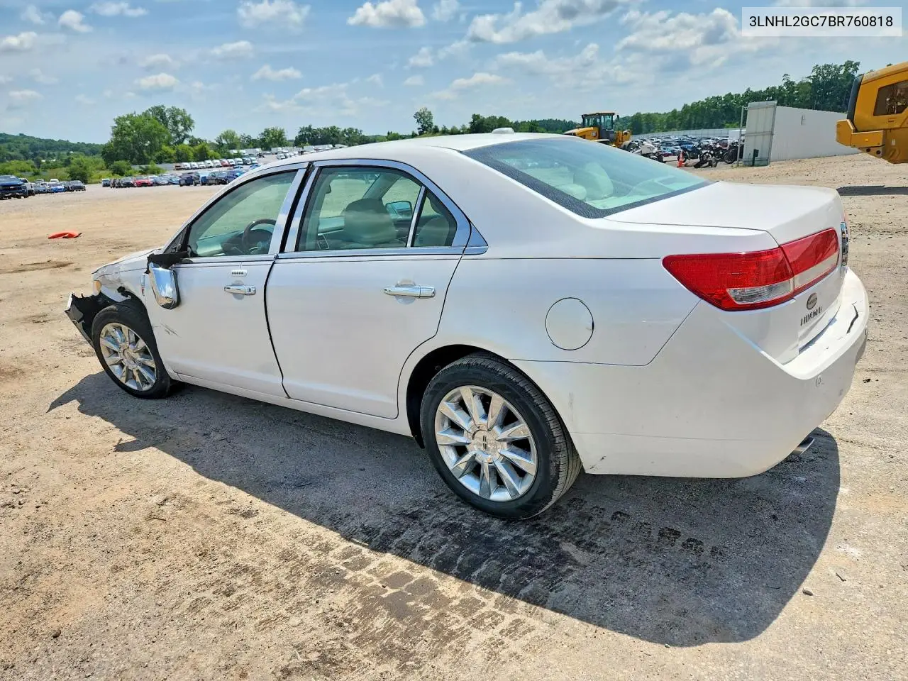 2011 Lincoln Mkz VIN: 3LNHL2GC7BR760818 Lot: 61427566