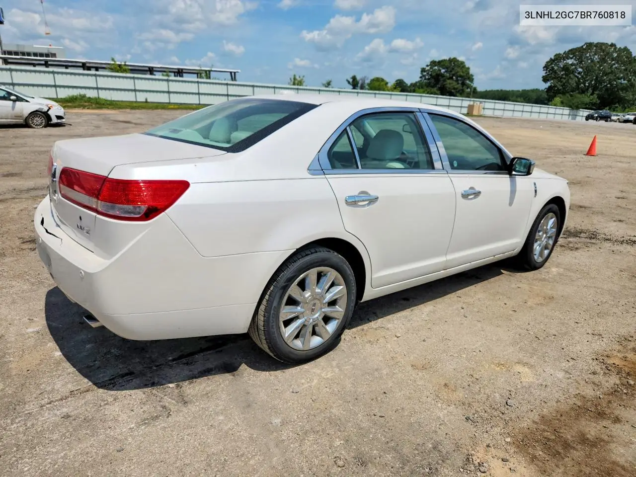 2011 Lincoln Mkz VIN: 3LNHL2GC7BR760818 Lot: 61427566