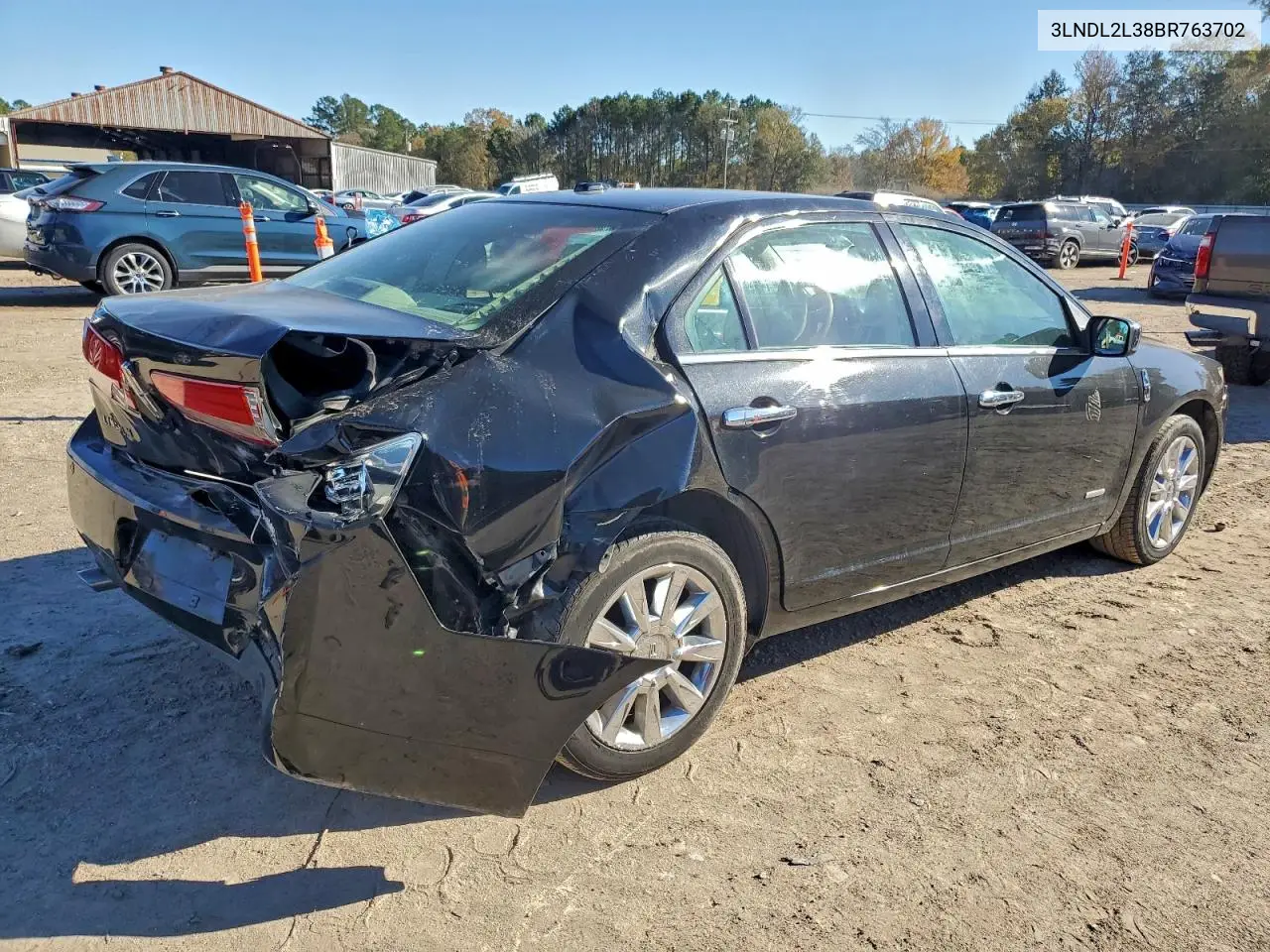 3LNDL2L38BR763702 2011 Lincoln Mkz Hybrid