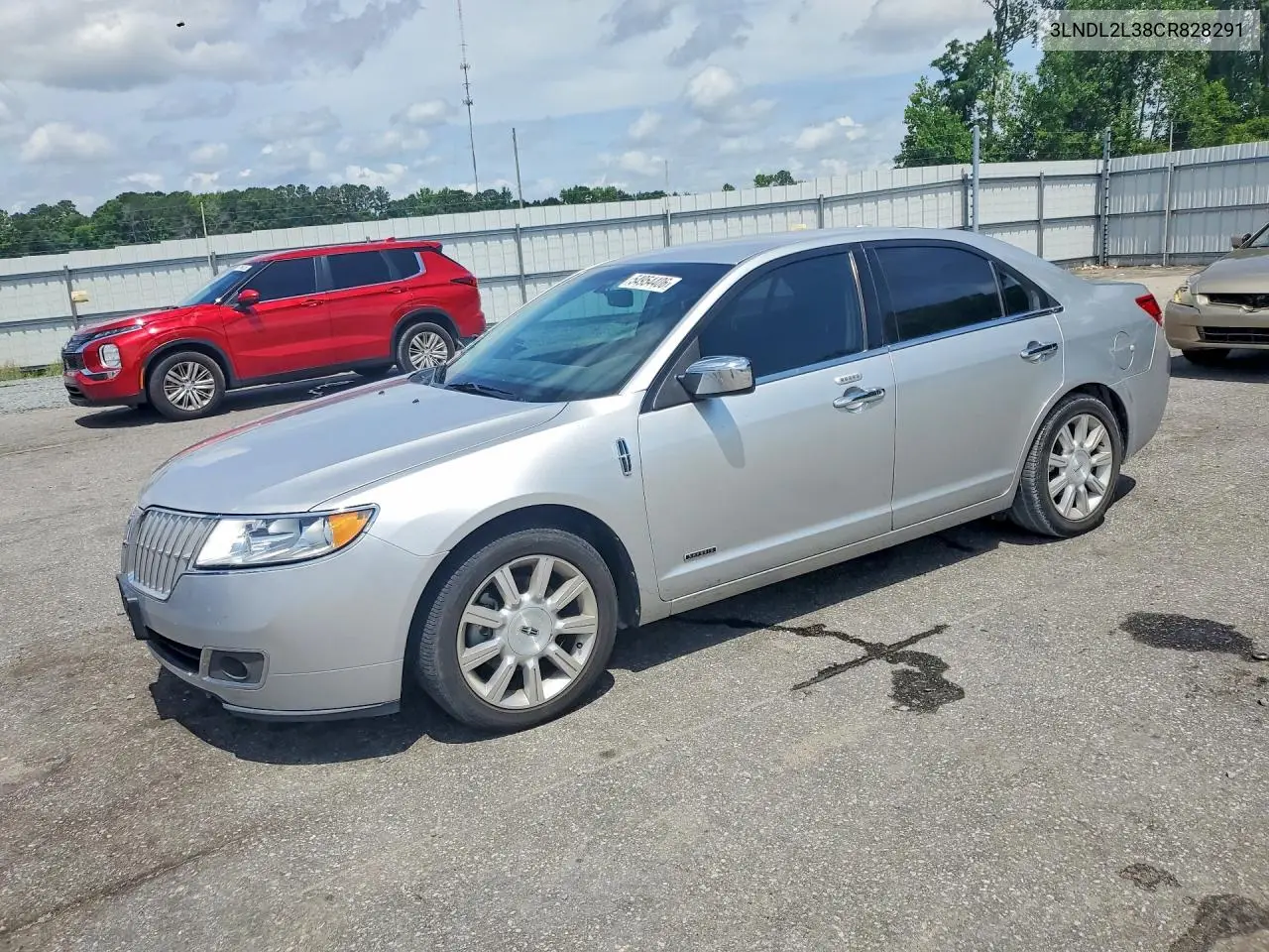 2012 Lincoln Mkz Hybrid VIN: 3LNDL2L38CR828291 Lot: 54954406