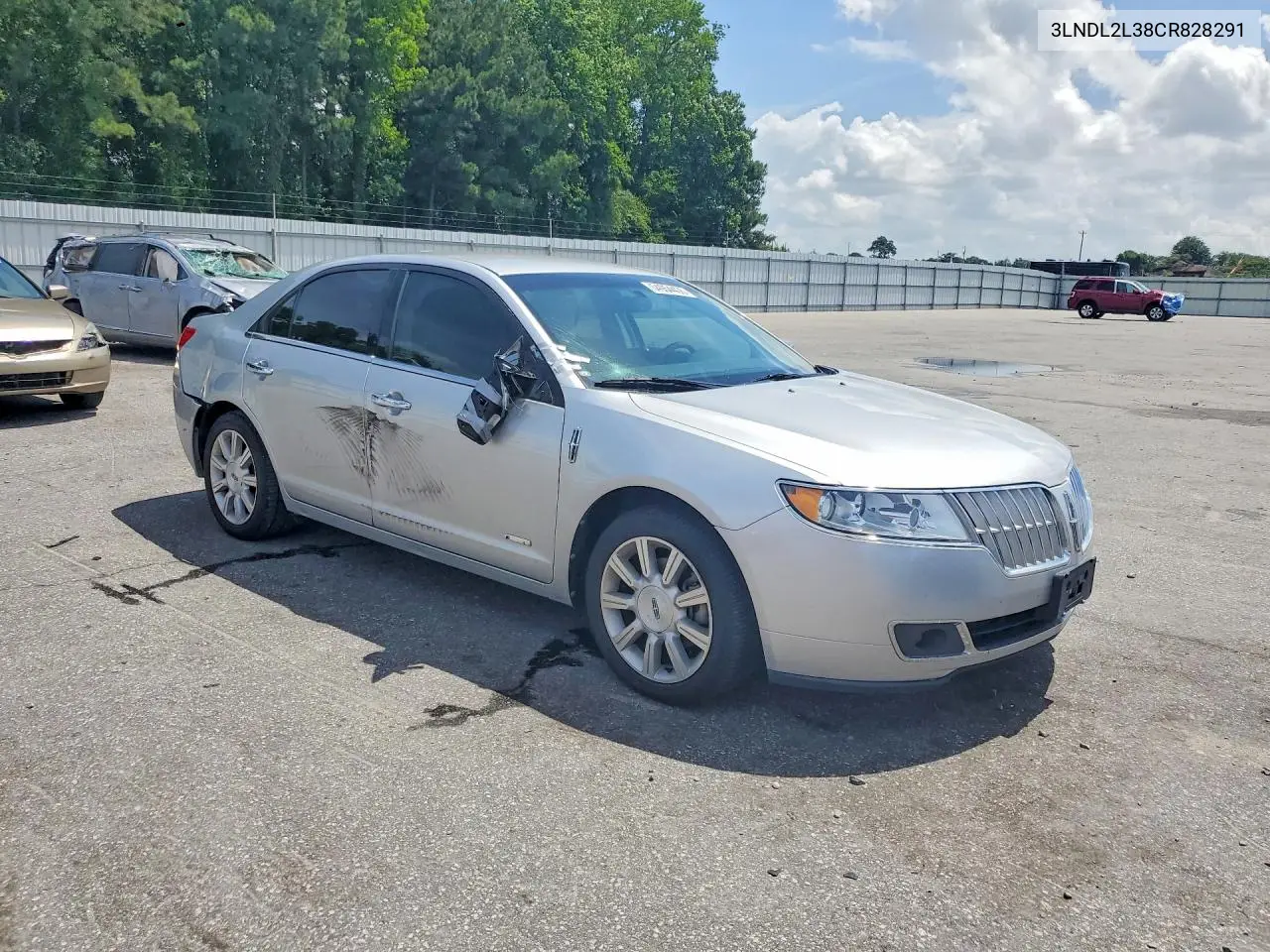2012 Lincoln Mkz Hybrid VIN: 3LNDL2L38CR828291 Lot: 54954406