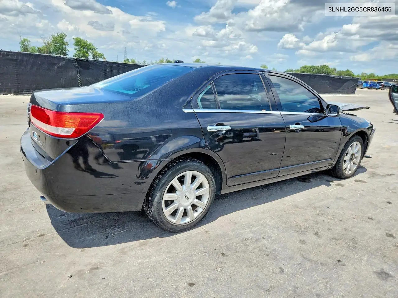 2012 Lincoln Mkz VIN: 3LNHL2GC5CR836456 Lot: 57558196