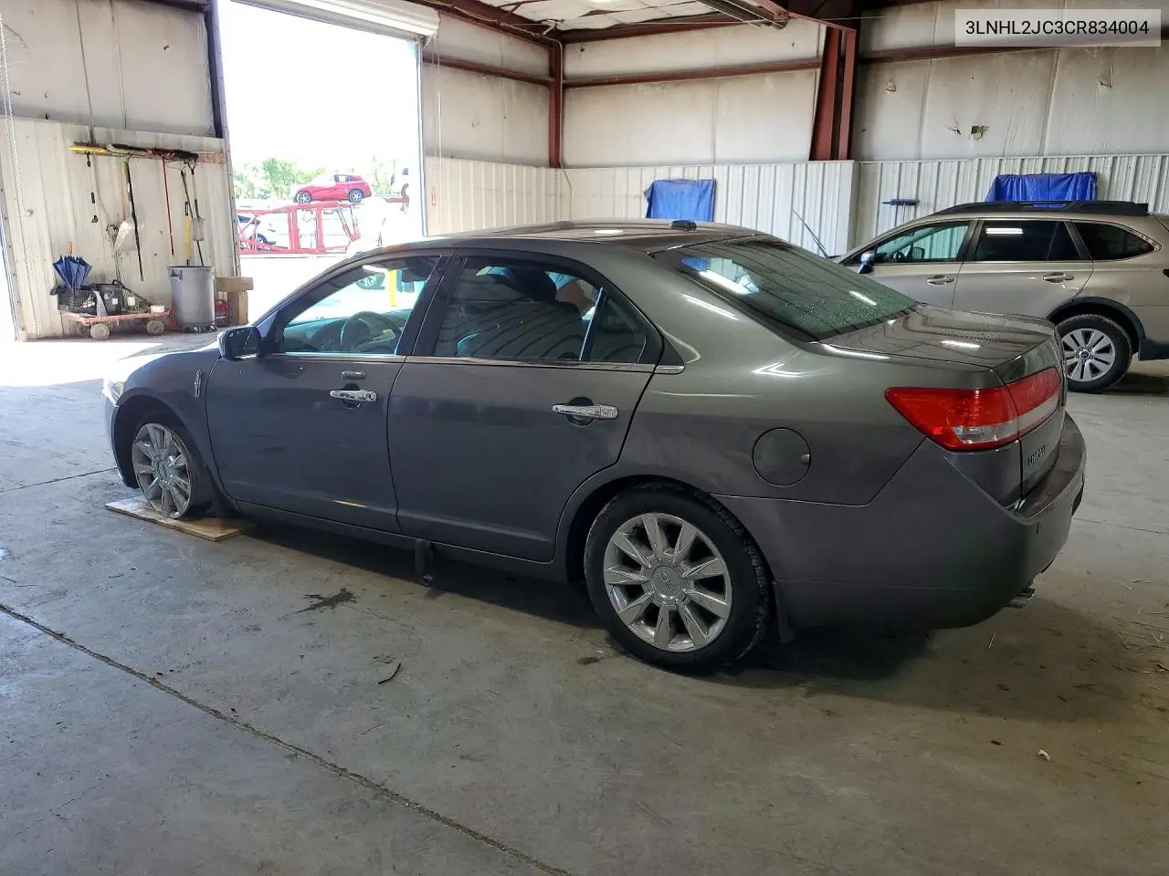 2012 Lincoln Mkz VIN: 3LNHL2JC3CR834004 Lot: 59218156