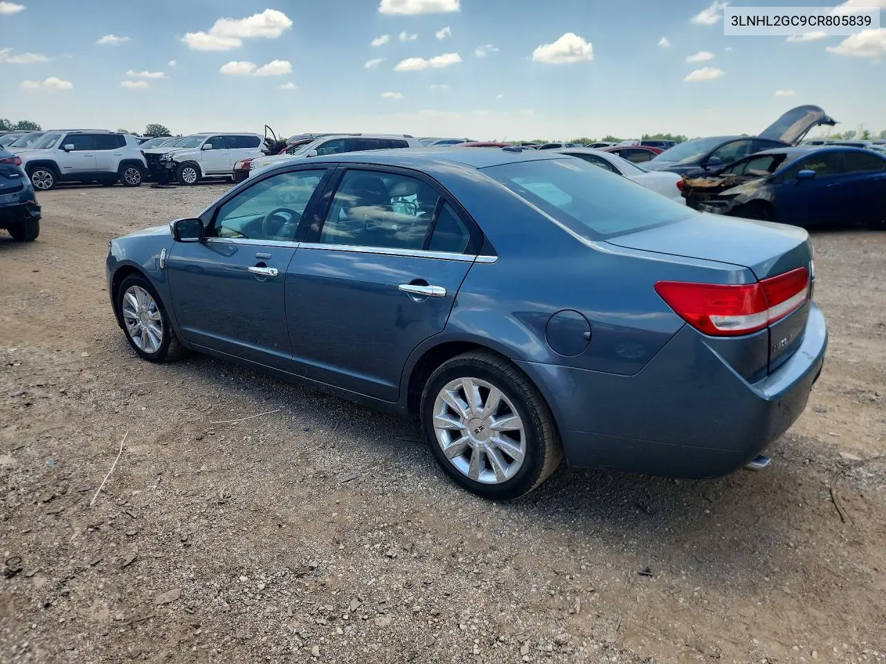 2012 Lincoln Mkz VIN: 3LNHL2GC9CR805839 Lot: 59707486