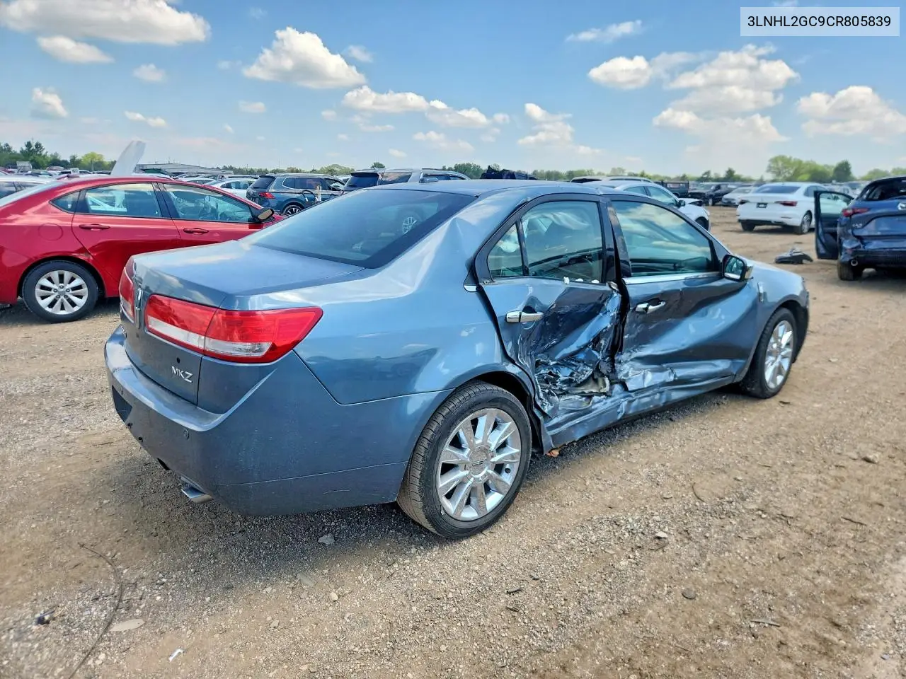 2012 Lincoln Mkz VIN: 3LNHL2GC9CR805839 Lot: 59707486