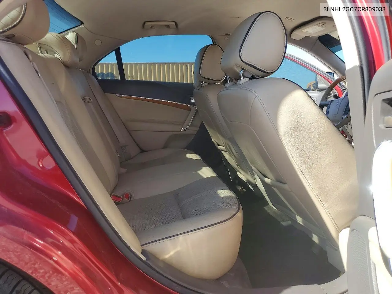2012 Lincoln Mkz VIN: 3LNHL2GC7CR809033 Lot: 59814006