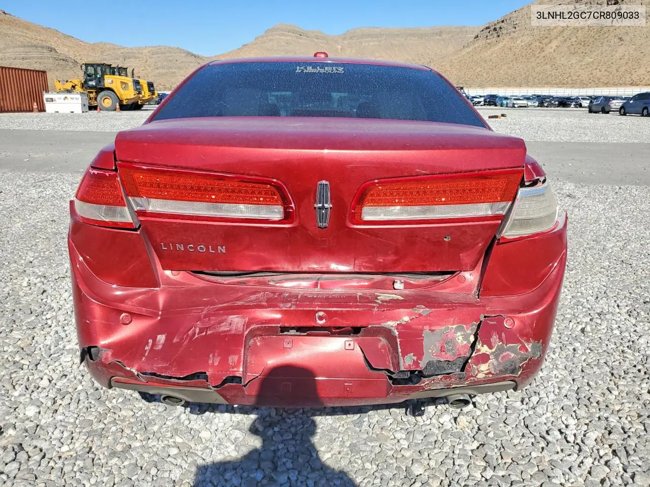 2012 Lincoln Mkz VIN: 3LNHL2GC7CR809033 Lot: 59814006