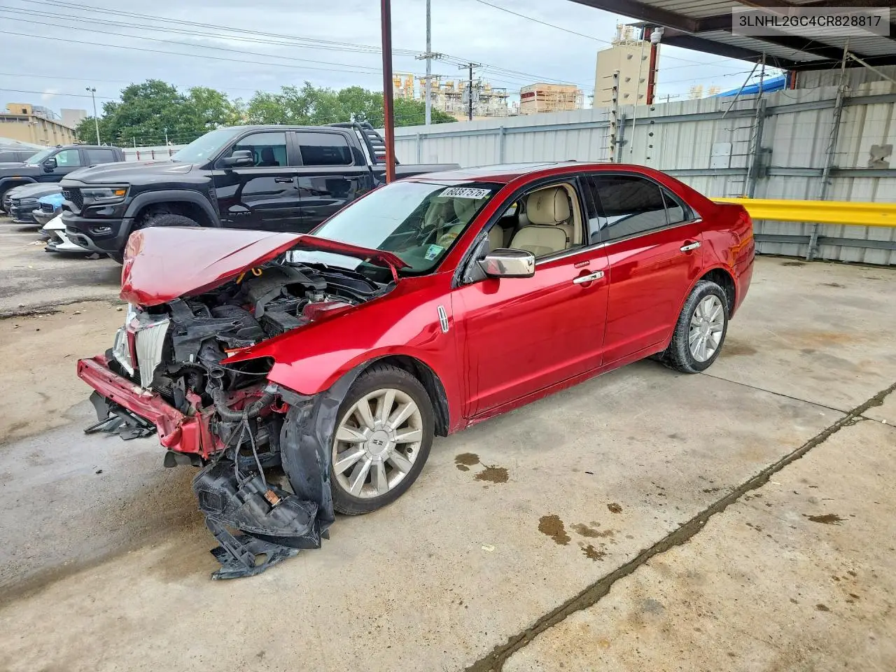 2012 Lincoln Mkz VIN: 3LNHL2GC4CR828817 Lot: 60387576