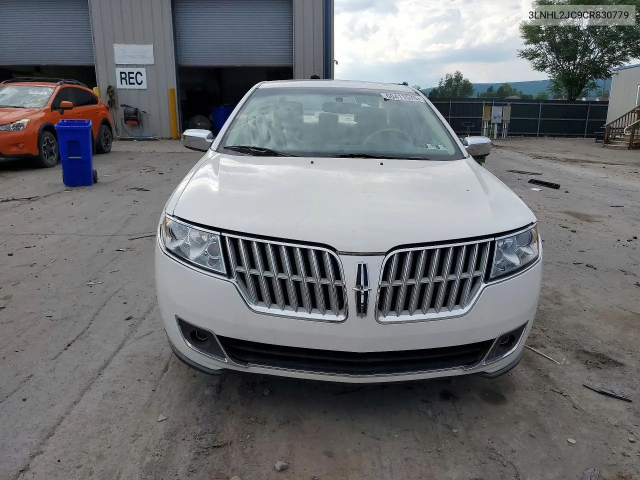 2012 Lincoln Mkz VIN: 3LNHL2JC9CR830779 Lot: 60411576