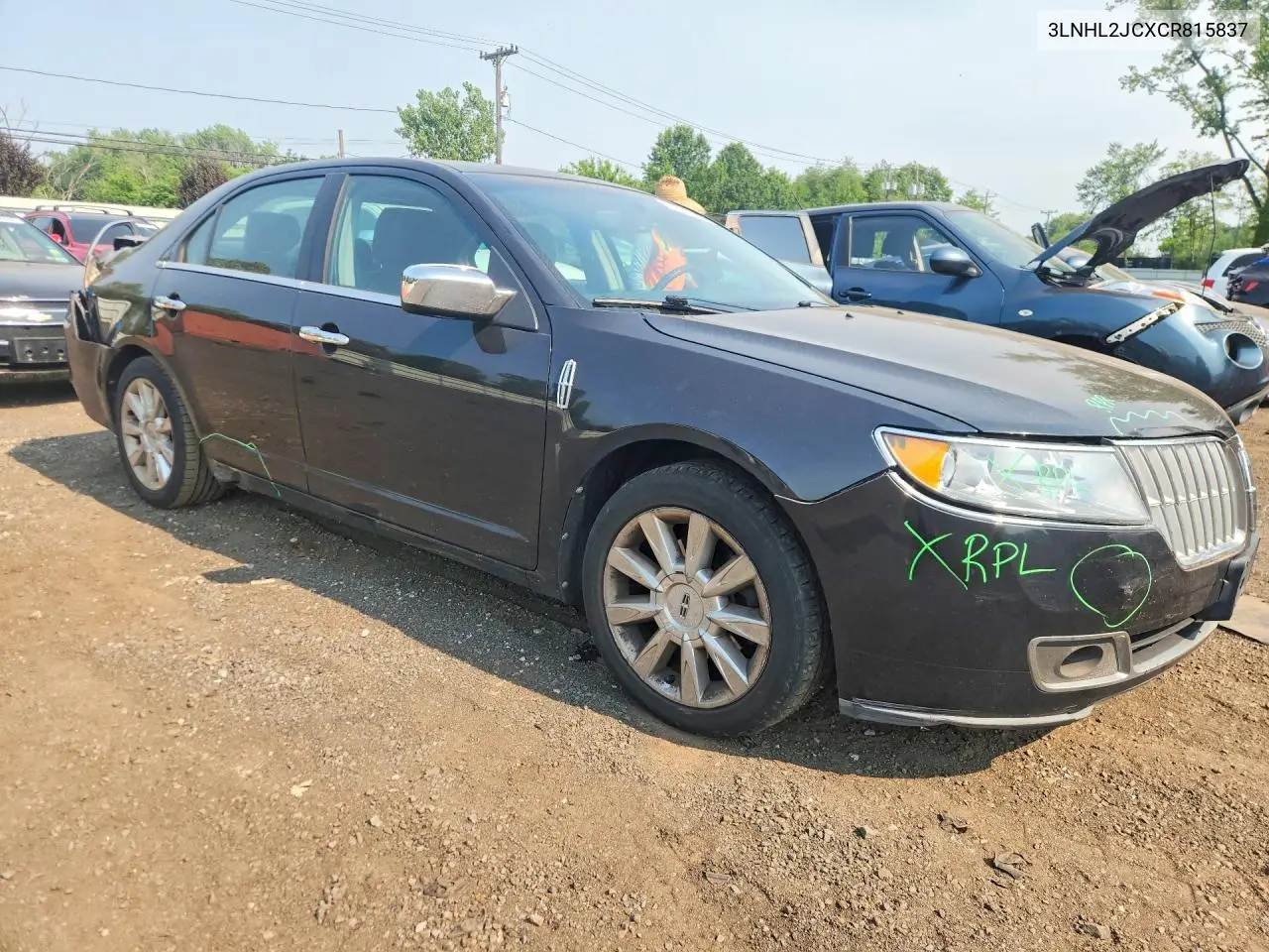 2012 Lincoln Mkz VIN: 3LNHL2JCXCR815837 Lot: 60637526