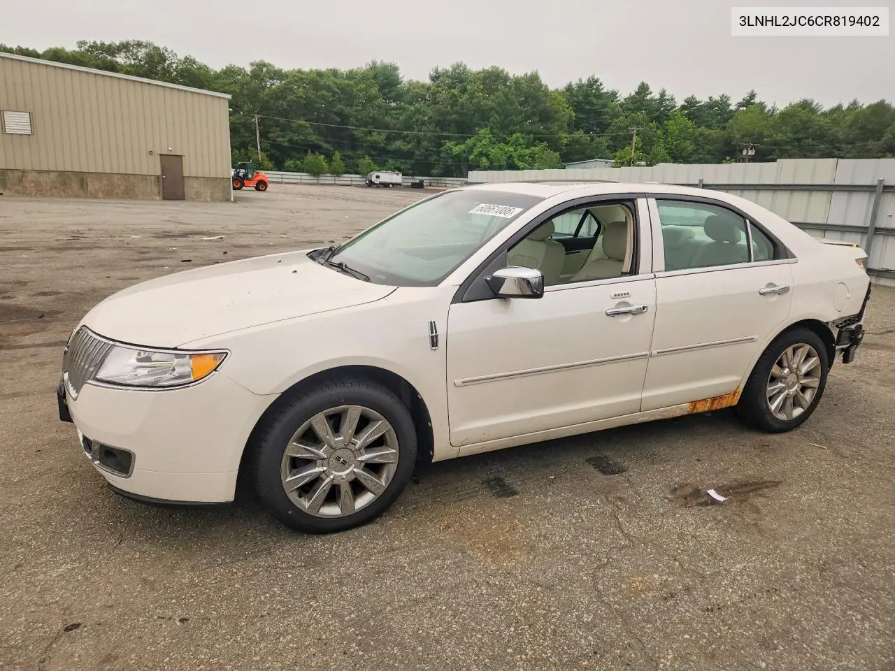 2012 Lincoln Mkz VIN: 3LNHL2JC6CR819402 Lot: 60661086