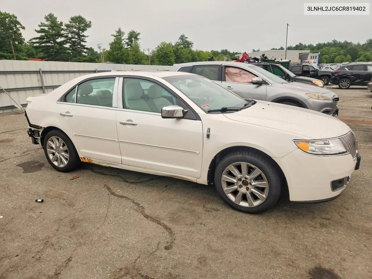 2012 Lincoln Mkz VIN: 3LNHL2JC6CR819402 Lot: 60661086