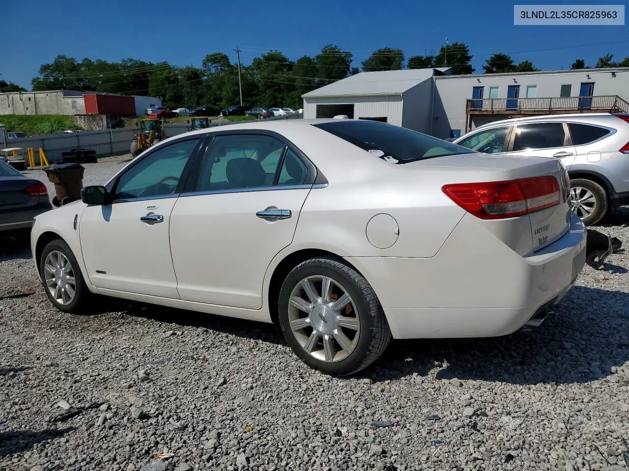 2012 Lincoln Mkz Hybrid VIN: 3LNDL2L35CR825963 Lot: 60741276