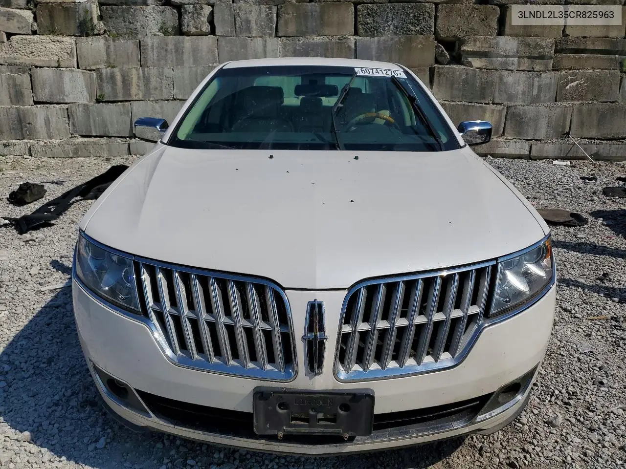 2012 Lincoln Mkz Hybrid VIN: 3LNDL2L35CR825963 Lot: 60741276