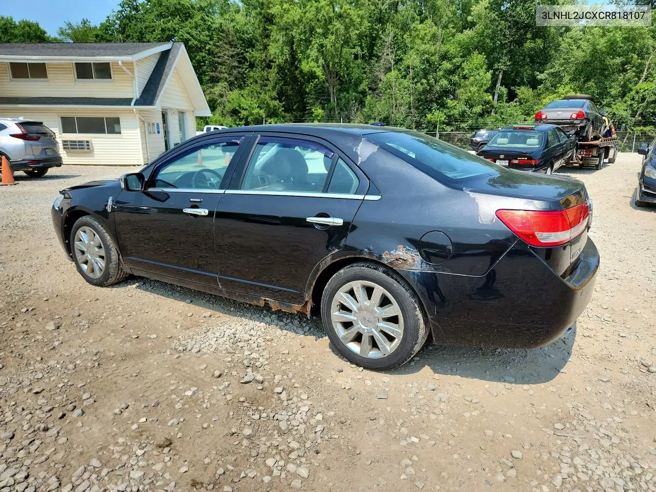 2012 Lincoln Mkz VIN: 3LNHL2JCXCR818107 Lot: 61284766