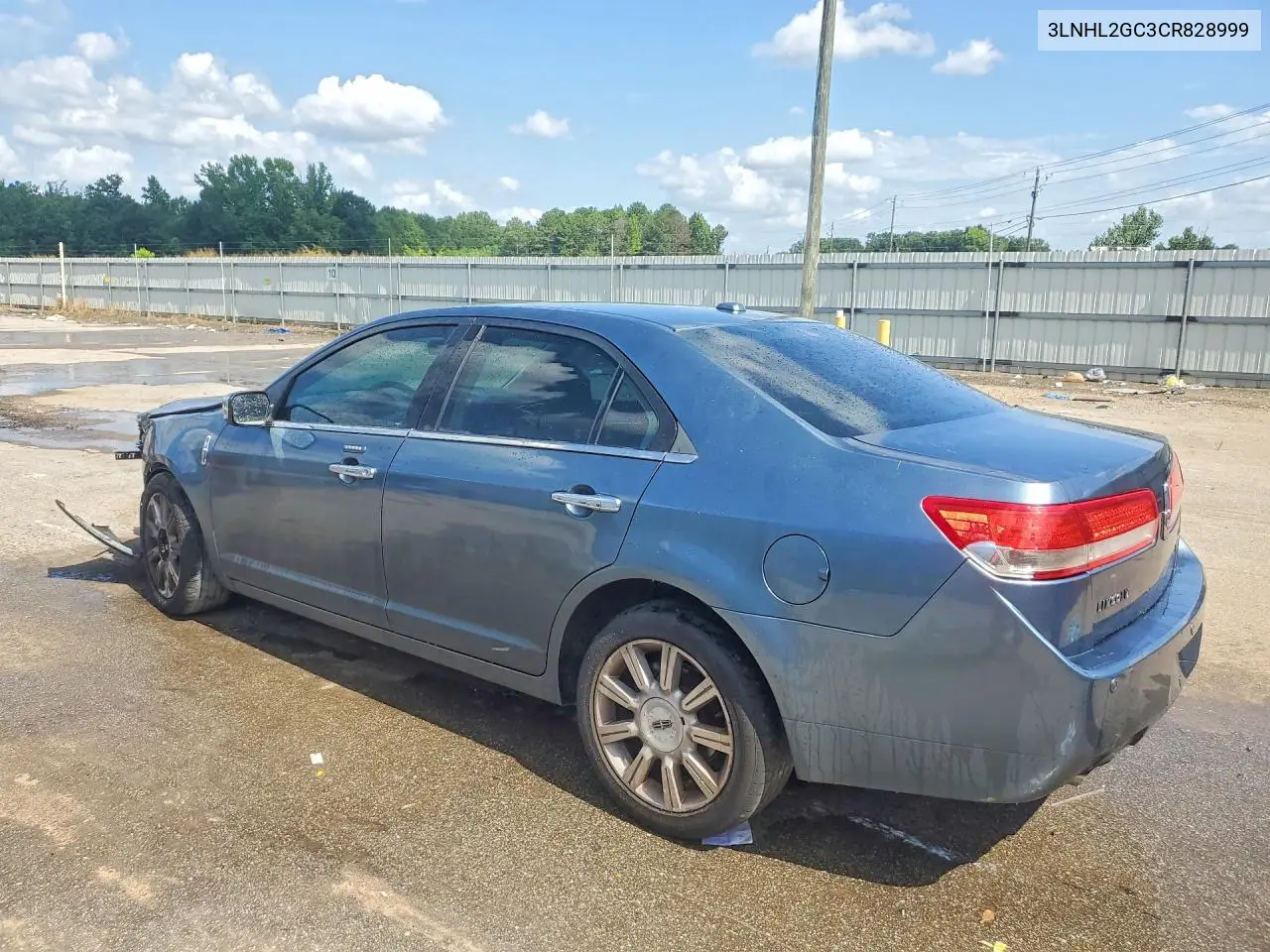 2012 Lincoln Mkz VIN: 3LNHL2GC3CR828999 Lot: 61676446