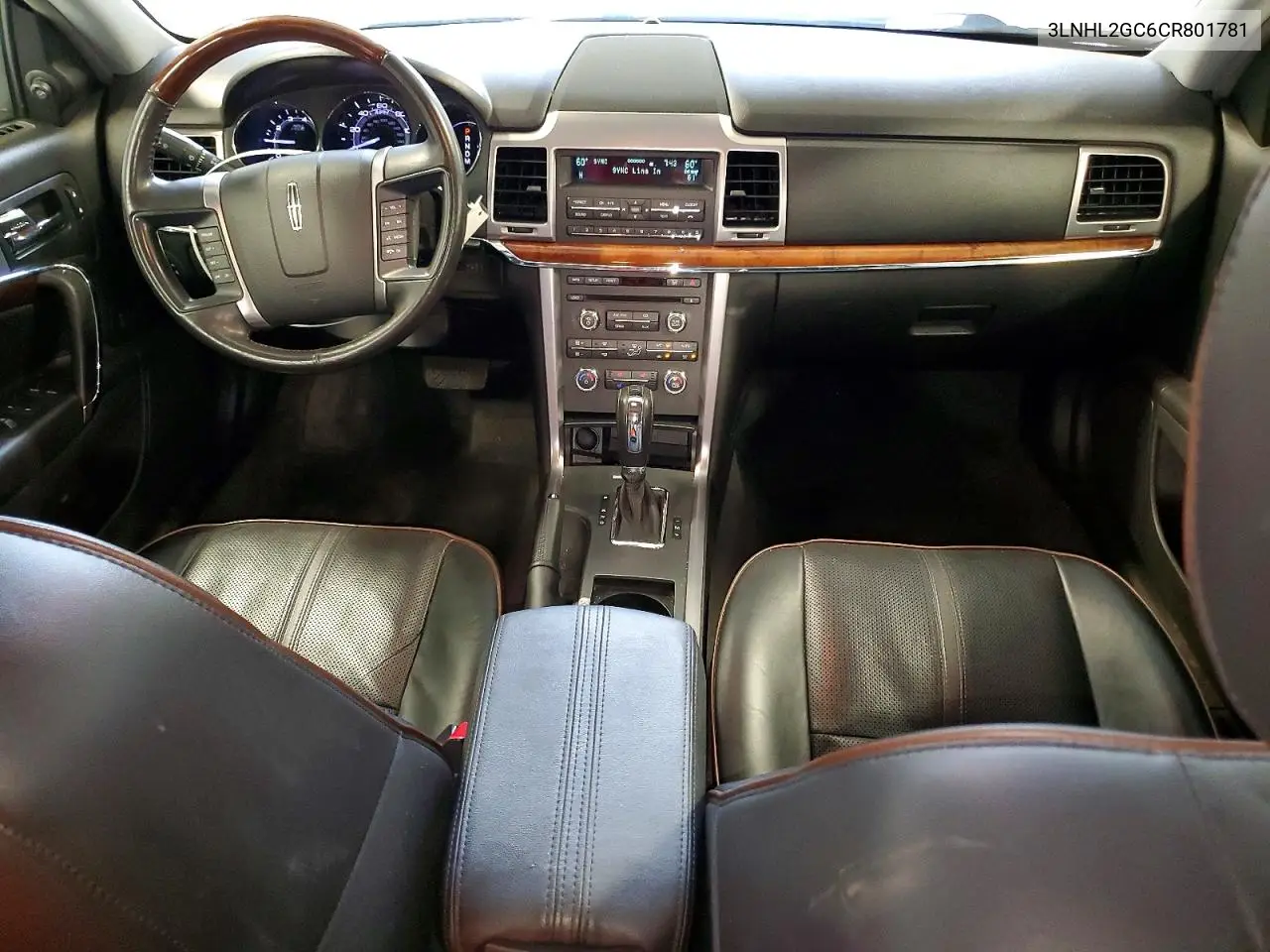 2012 Lincoln Mkz VIN: 3LNHL2GC6CR801781 Lot: 62056786