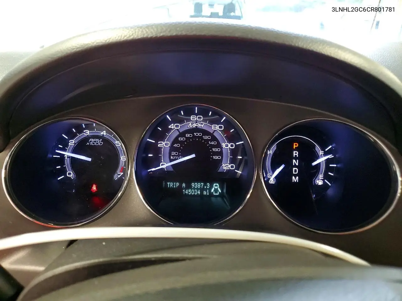 2012 Lincoln Mkz VIN: 3LNHL2GC6CR801781 Lot: 62056786