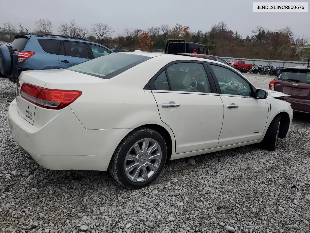 3LNDL2L39CR800676 2012 Lincoln Mkz Hybrid