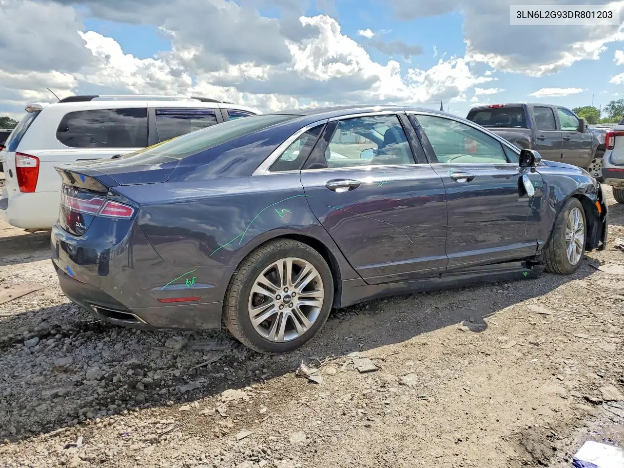 2013 Lincoln Mkz VIN: 3LN6L2G93DR801203 Lot: 56767436