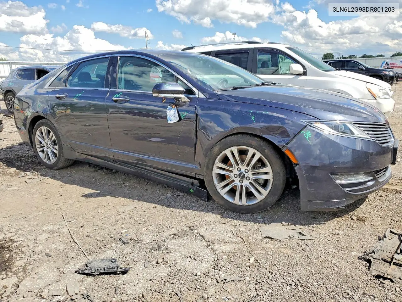 2013 Lincoln Mkz VIN: 3LN6L2G93DR801203 Lot: 56767436