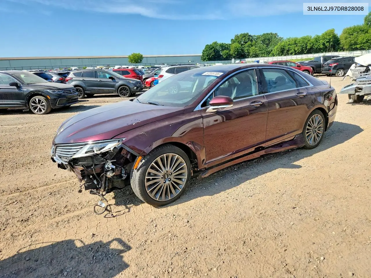 2013 Lincoln Mkz VIN: 3LN6L2J97DR828008 Lot: 57355706
