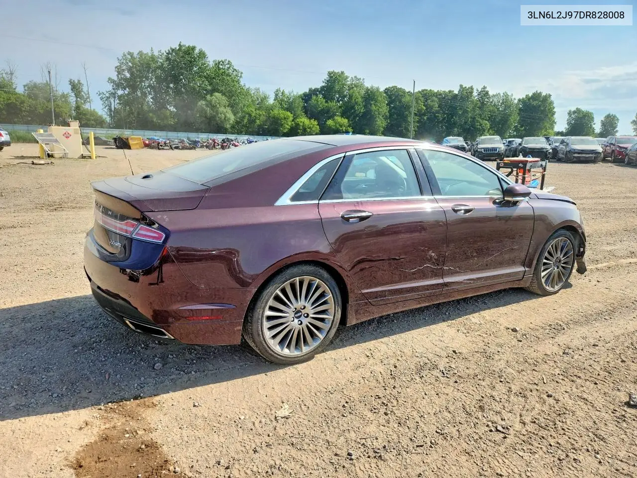 2013 Lincoln Mkz VIN: 3LN6L2J97DR828008 Lot: 57355706