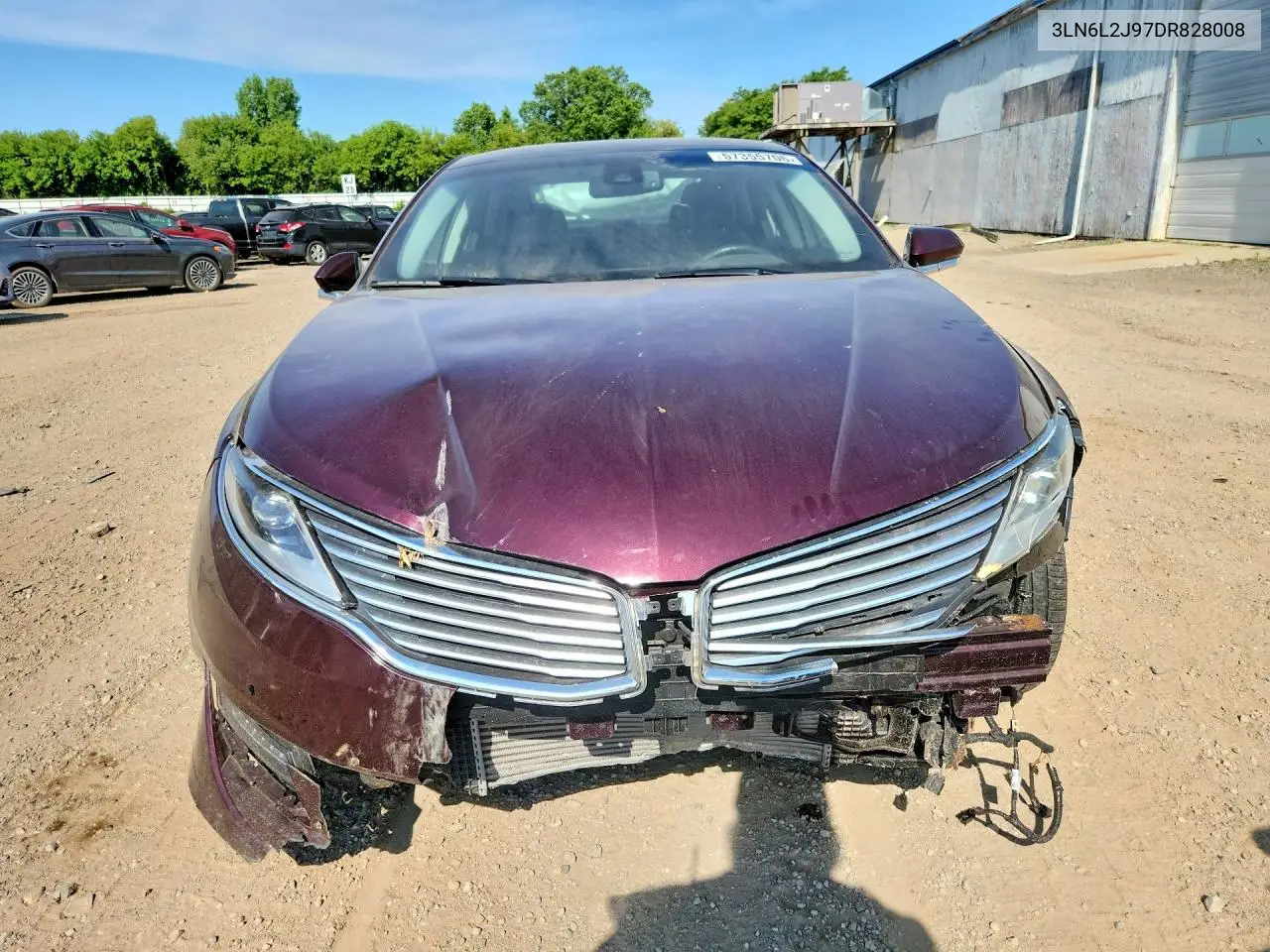 2013 Lincoln Mkz VIN: 3LN6L2J97DR828008 Lot: 57355706