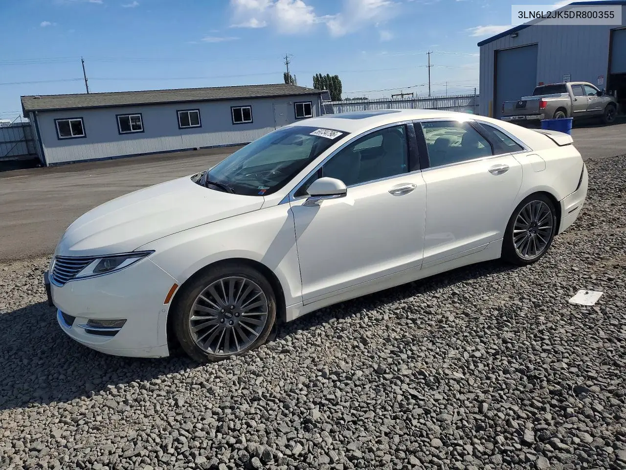 2013 Lincoln Mkz VIN: 3LN6L2JK5DR800355 Lot: 59734796