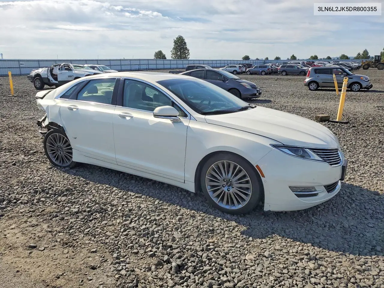 2013 Lincoln Mkz VIN: 3LN6L2JK5DR800355 Lot: 59734796