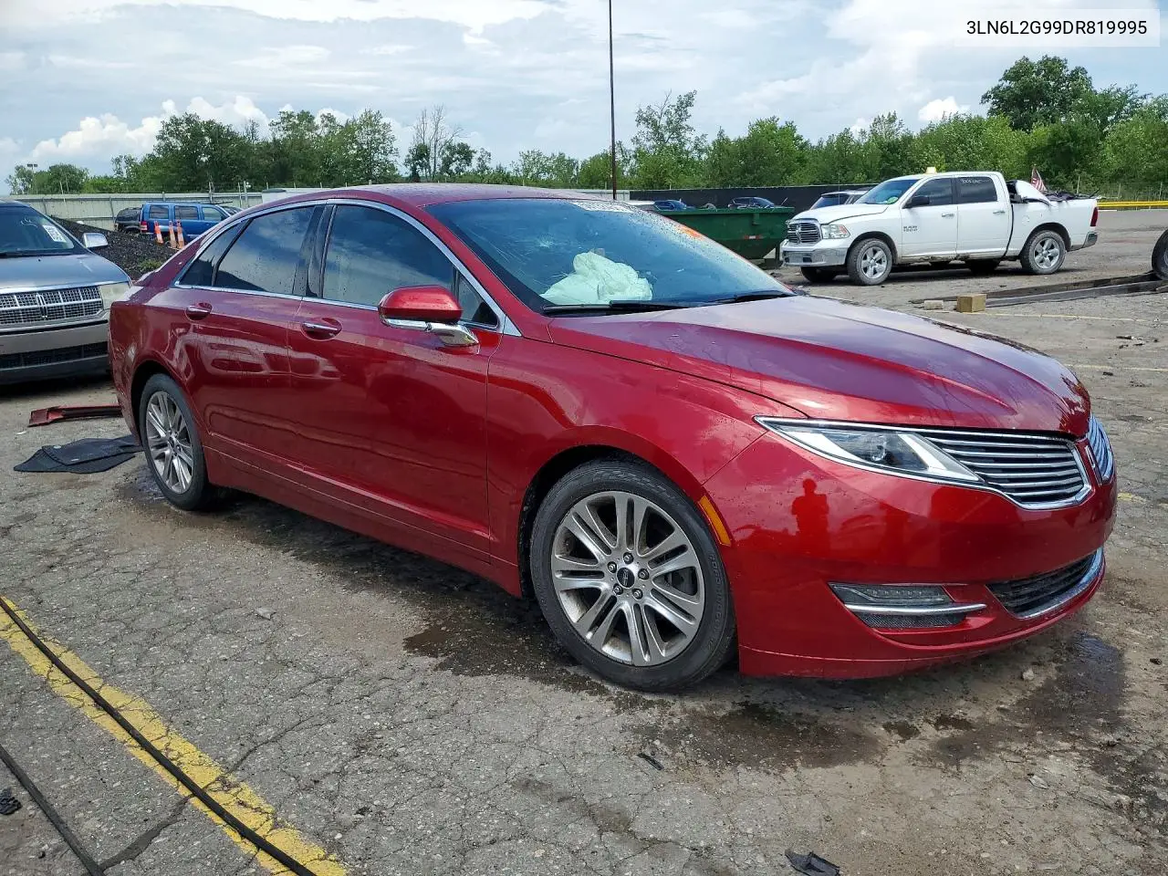 2013 Lincoln Mkz VIN: 3LN6L2G99DR819995 Lot: 59738456