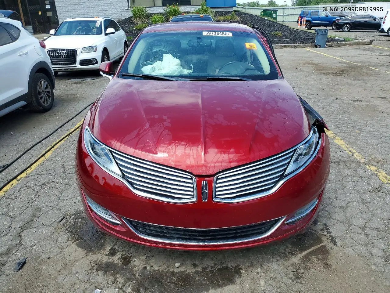 2013 Lincoln Mkz VIN: 3LN6L2G99DR819995 Lot: 59738456