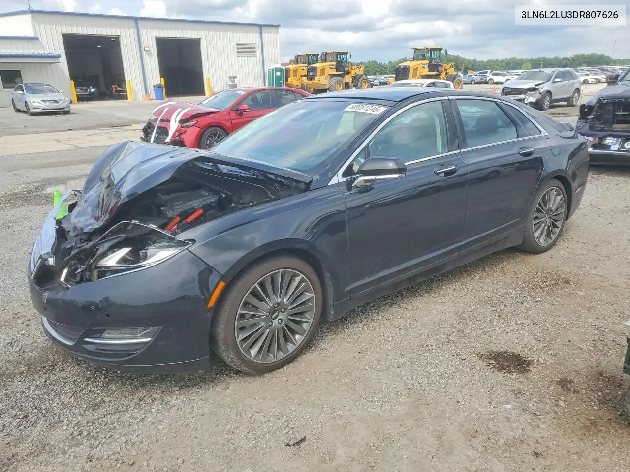 2013 Lincoln Mkz Hybrid VIN: 3LN6L2LU3DR807626 Lot: 60931246