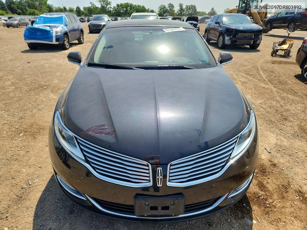 2013 Lincoln Mkz VIN: 3LN6L2G97DR803892 Lot: 61043016