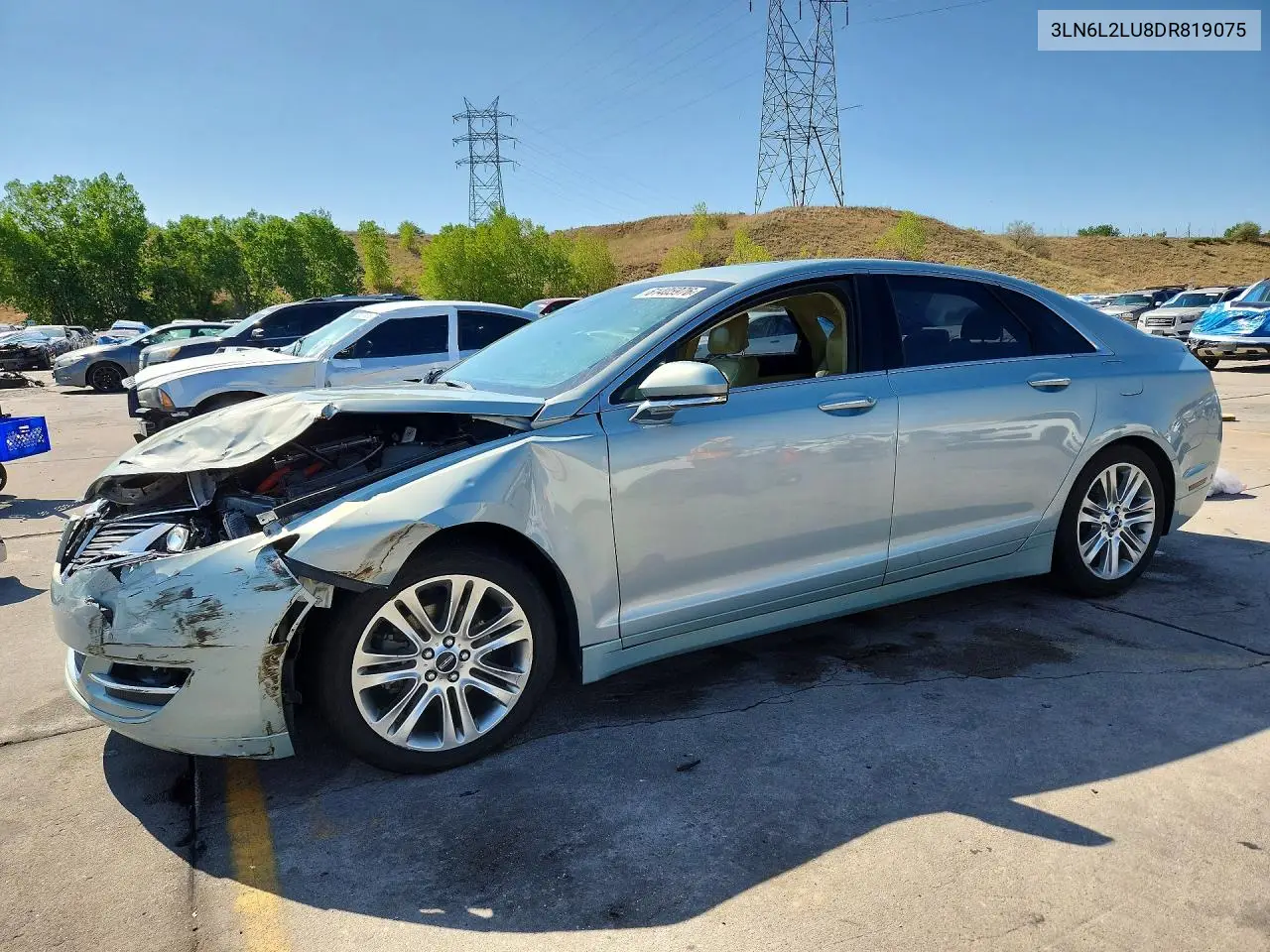 2013 Lincoln Mkz Hybrid VIN: 3LN6L2LU8DR819075 Lot: 61405976