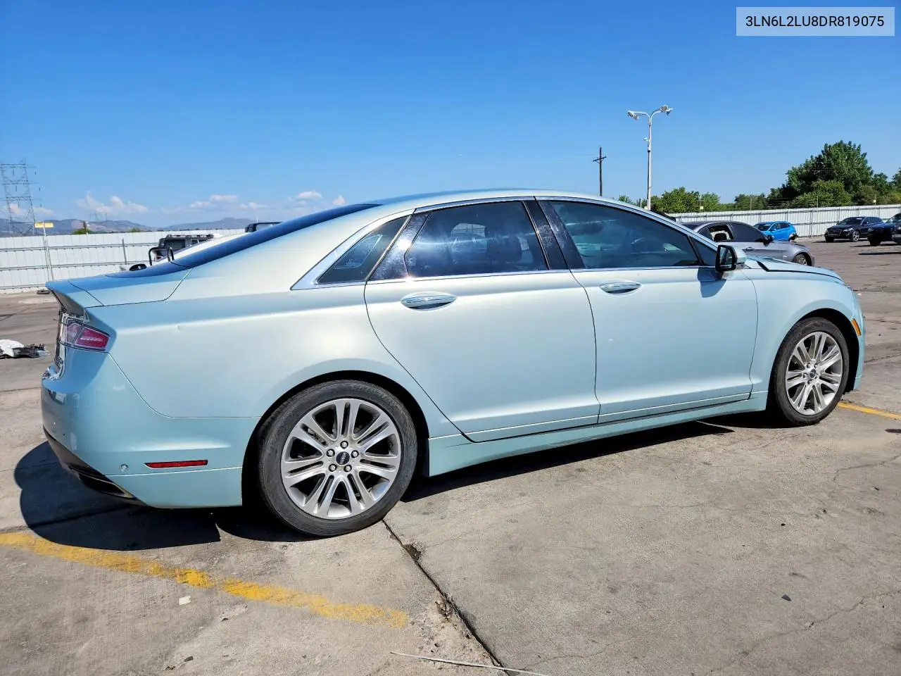 2013 Lincoln Mkz Hybrid VIN: 3LN6L2LU8DR819075 Lot: 61405976