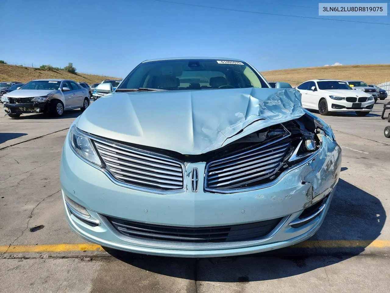2013 Lincoln Mkz Hybrid VIN: 3LN6L2LU8DR819075 Lot: 61405976