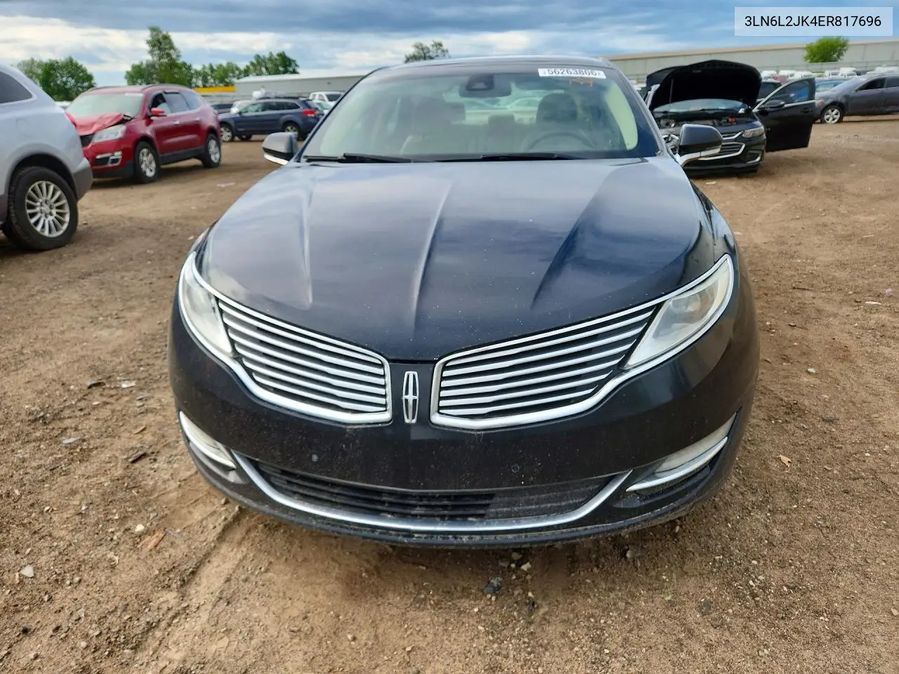 2014 Lincoln Mkz VIN: 3LN6L2JK4ER817696 Lot: 56263806