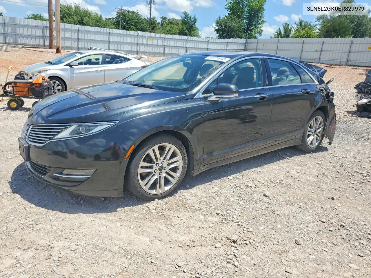 2014 Lincoln Mkz VIN: 3LN6L2GK0ER829979 Lot: 56675906