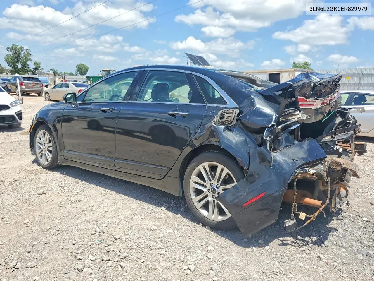 2014 Lincoln Mkz VIN: 3LN6L2GK0ER829979 Lot: 56675906