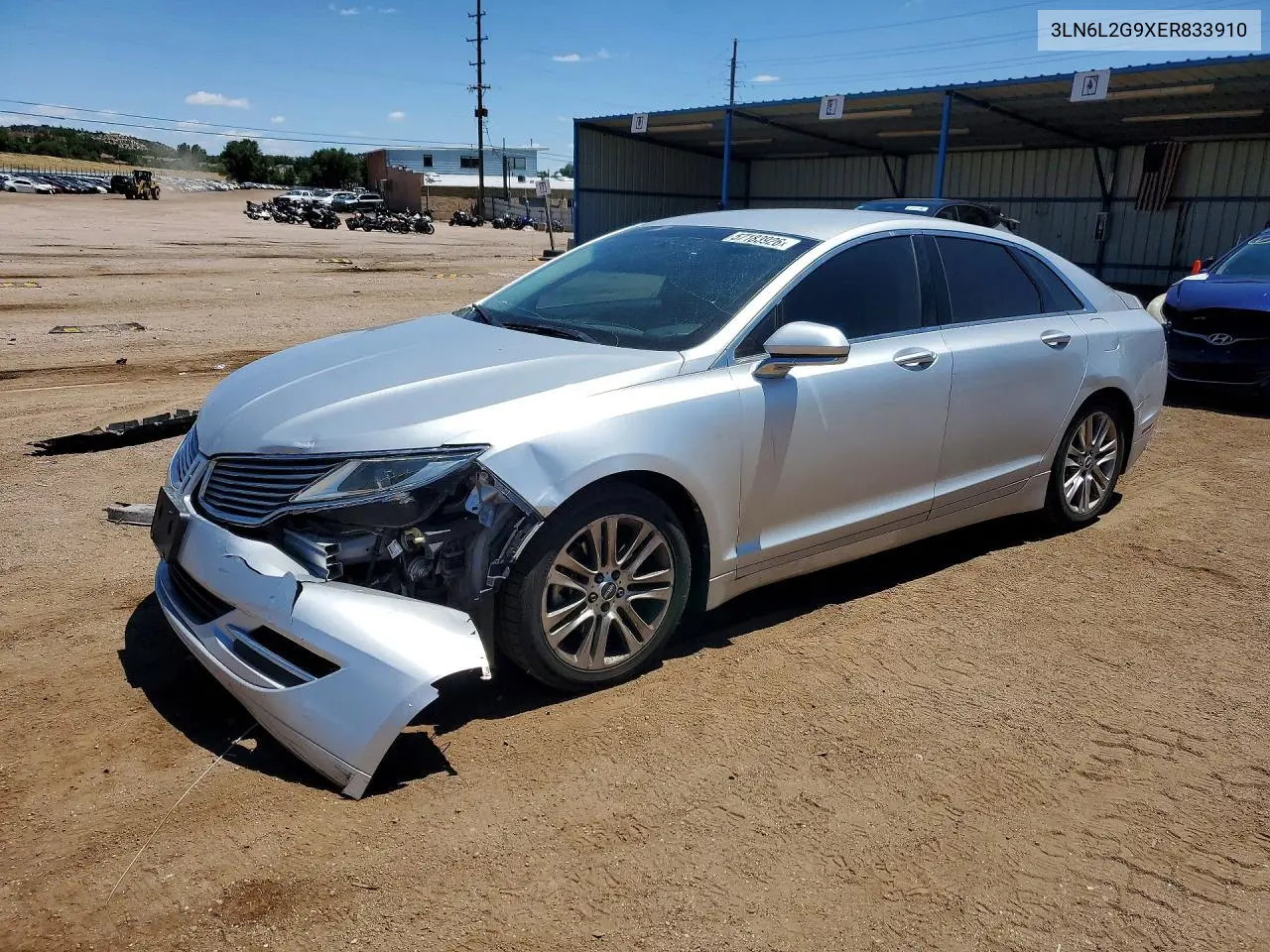 2014 Lincoln Mkz VIN: 3LN6L2G9XER833910 Lot: 57183926