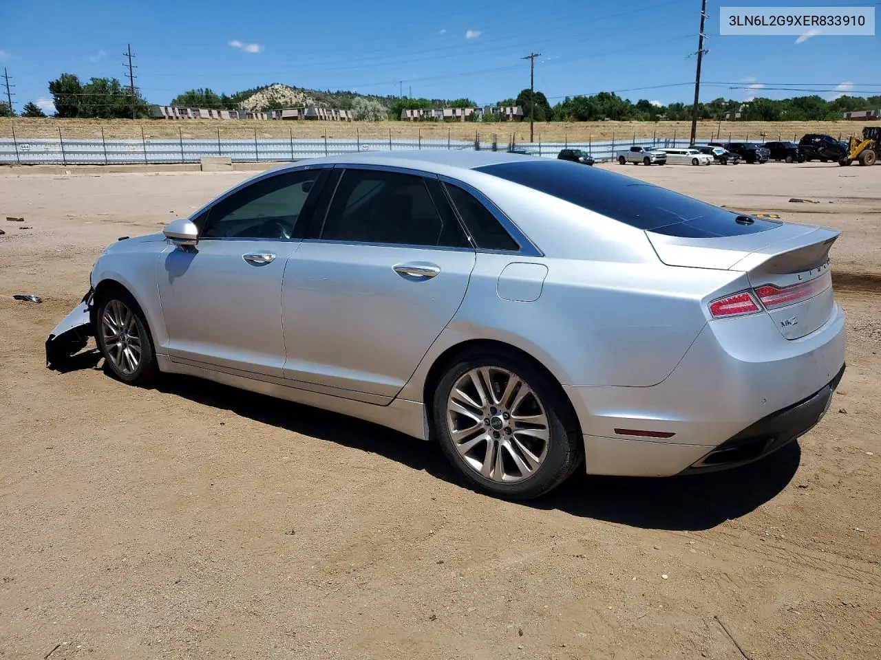 2014 Lincoln Mkz VIN: 3LN6L2G9XER833910 Lot: 57183926