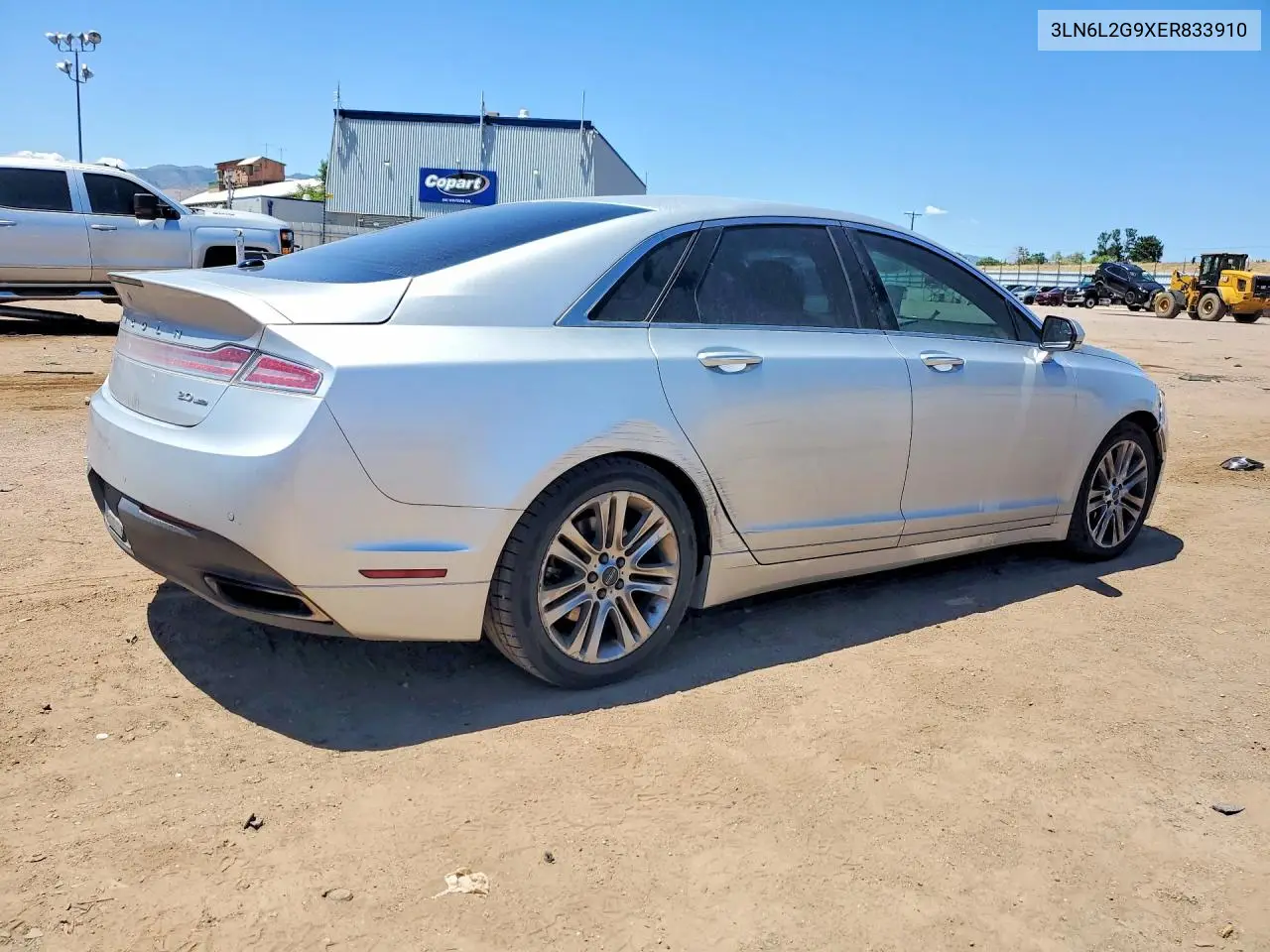 2014 Lincoln Mkz VIN: 3LN6L2G9XER833910 Lot: 57183926