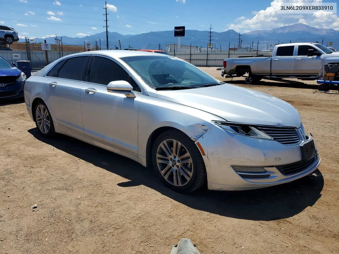 2014 Lincoln Mkz VIN: 3LN6L2G9XER833910 Lot: 57183926