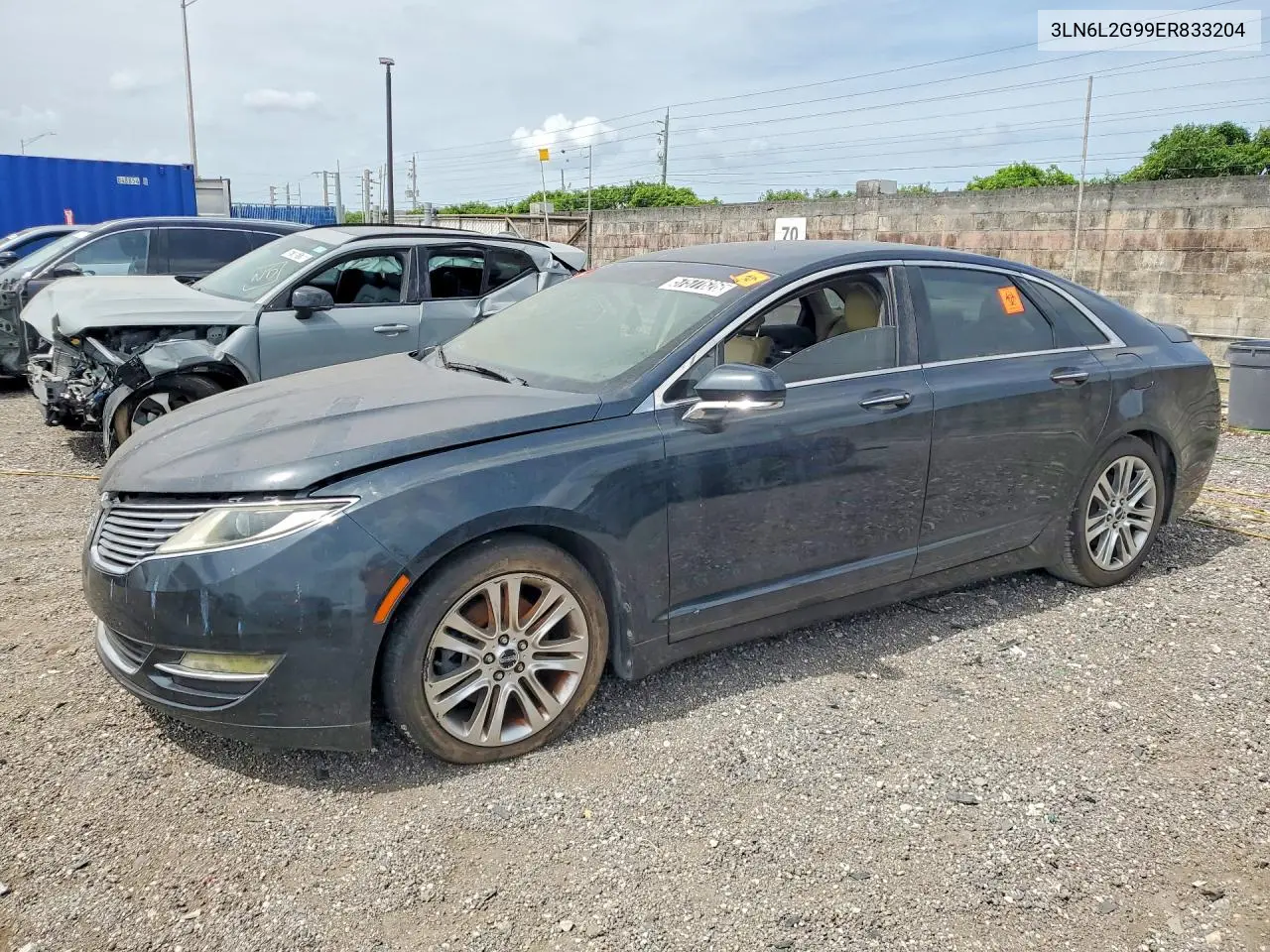 2014 Lincoln Mkz VIN: 3LN6L2G99ER833204 Lot: 57577626