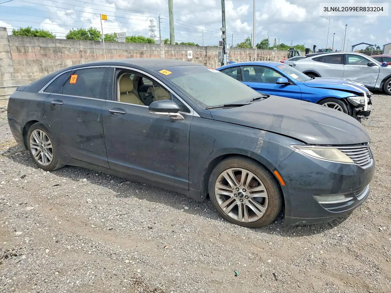 2014 Lincoln Mkz VIN: 3LN6L2G99ER833204 Lot: 57577626