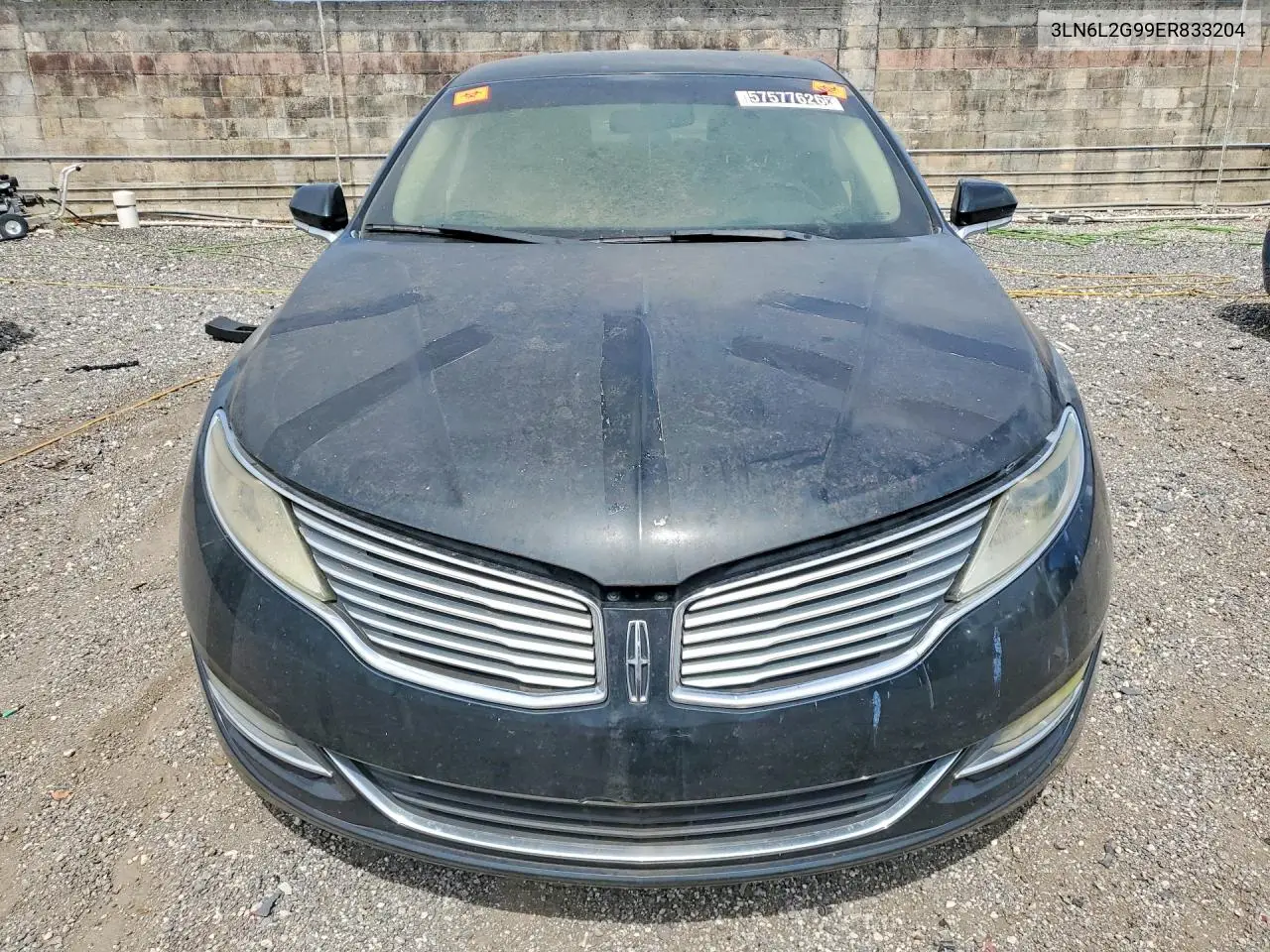 2014 Lincoln Mkz VIN: 3LN6L2G99ER833204 Lot: 57577626