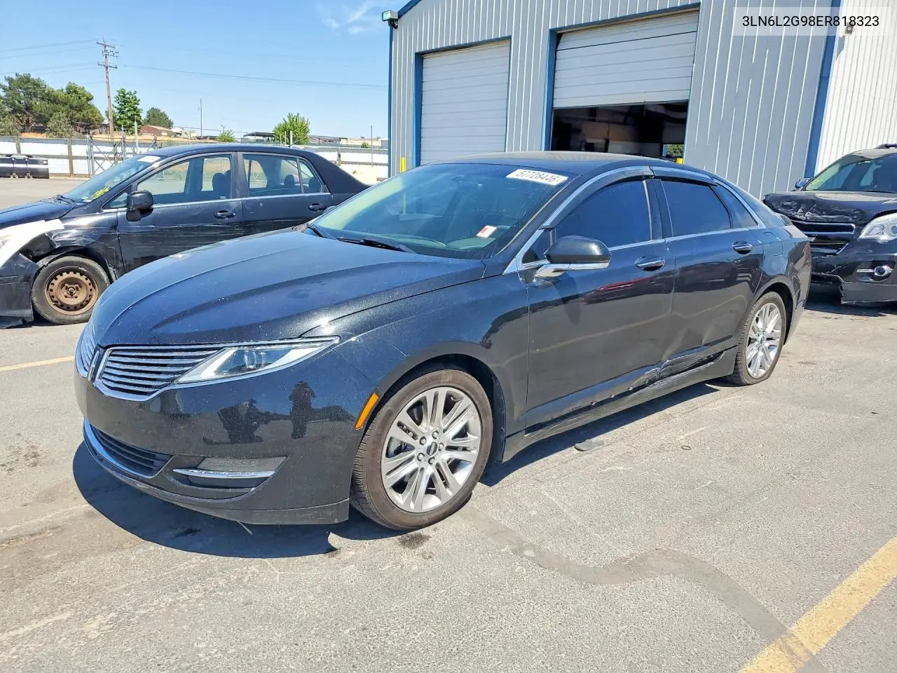 2014 Lincoln Mkz VIN: 3LN6L2G98ER818323 Lot: 57728446