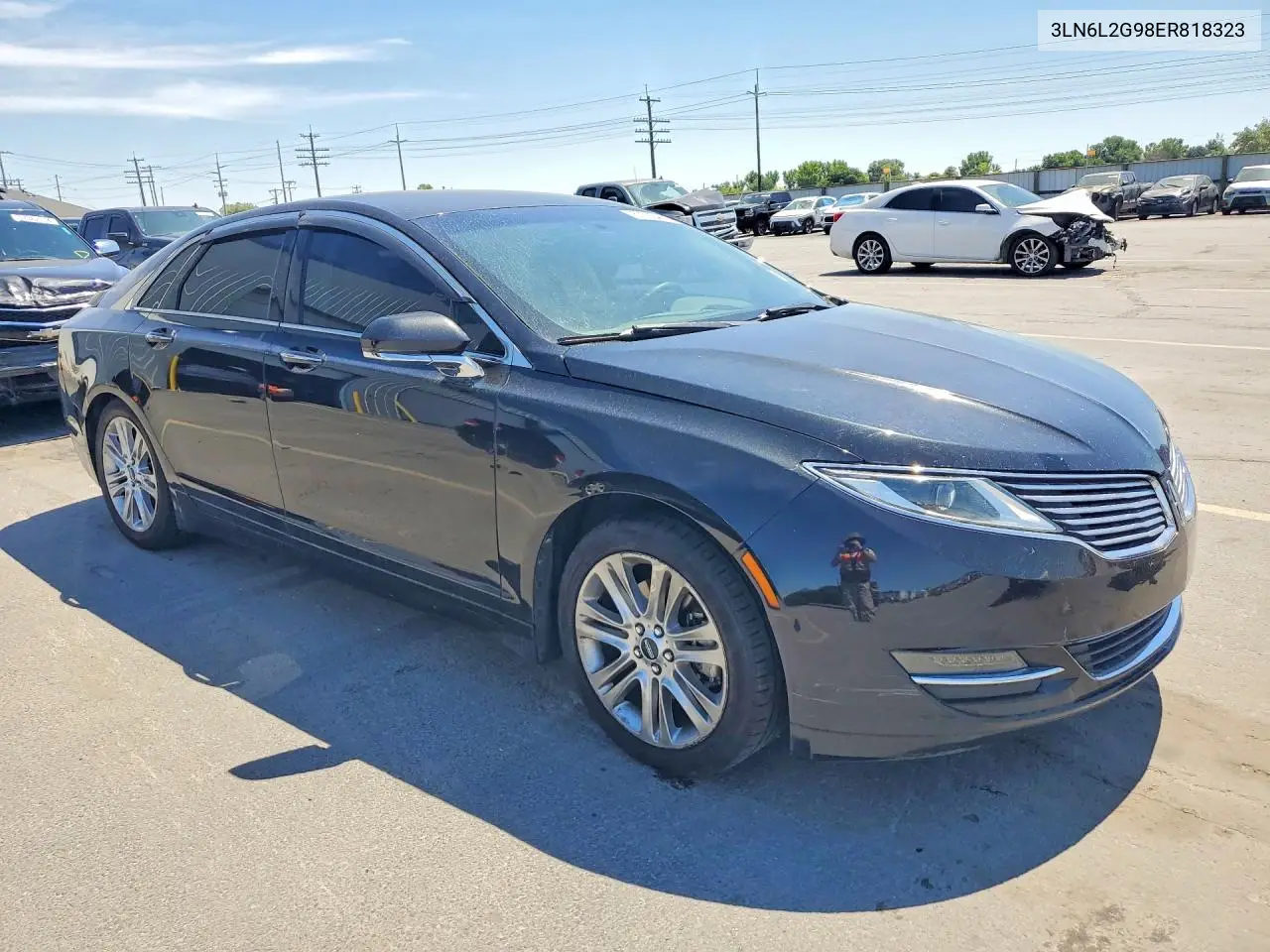 2014 Lincoln Mkz VIN: 3LN6L2G98ER818323 Lot: 57728446