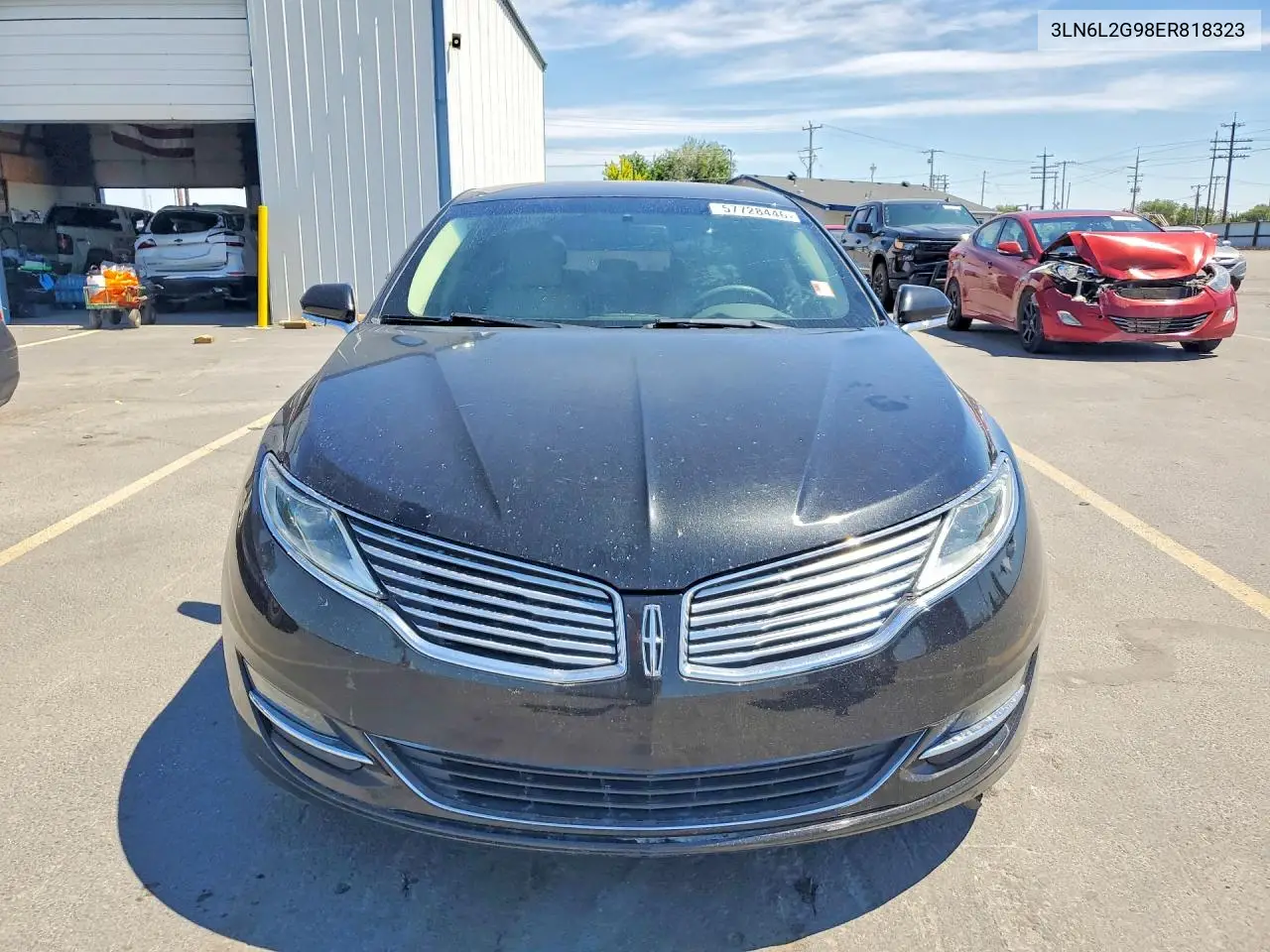 2014 Lincoln Mkz VIN: 3LN6L2G98ER818323 Lot: 57728446